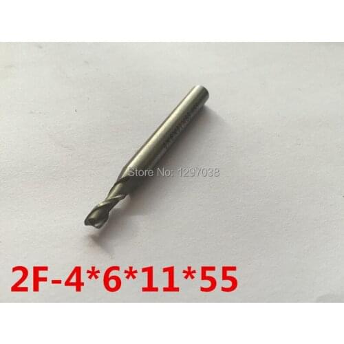 5pcs HSS End Mill CNC Tools 2 Blades Flute Diameter 4mm Milling Cutter Router Bit CNC mill Drill bit