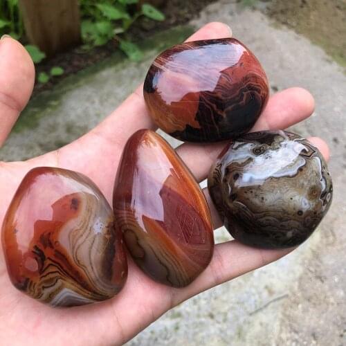 Natural Silk Agate Stone Quartz Crystal Ball Home Decoration Gifte