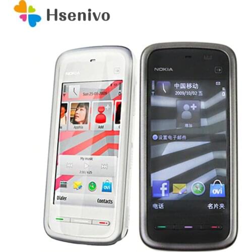 Unlocked Original phone Nokia 5230 GSM WCDMA Phone GPS FM Bluetooth 3.2'' Screen refurbished