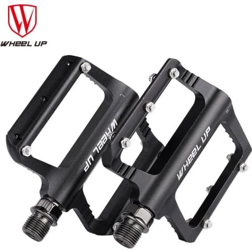 WHEEL up Bicycle Pedal Bearing Dead Fly Pedal Non-slip Pedal Accessories Bicycle Outdoor Riding Equipment Aluminum Alloy LXB065