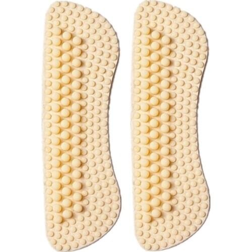 Anti-Slipping Heel Post Insole Silicone 4D Thickening Heel Stick Half Yard Pad Comfortable Feet Artifact