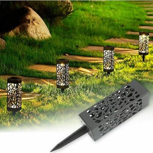 Solar LED lights Solar LED Aesthetic Hollow Lawn Lights Garden Spotlight Terrace Lawn Waterproof Outdoor Decoration Dropshipping
