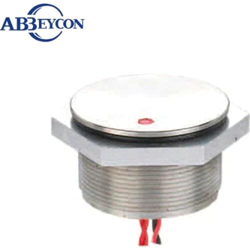 30mm 5 Coclor Dot LED Illuminated Light Lamp Stainless Steel Vandal Resistant IP68 Waterproof 2 Cables Piezo Push Button Switch