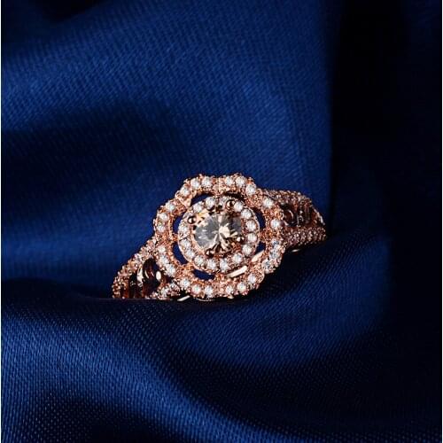 WYJZY Micro-set high quality AAA zircon ladies ring fashion luxury ladies engagement jewelry classic couple anniversary ring