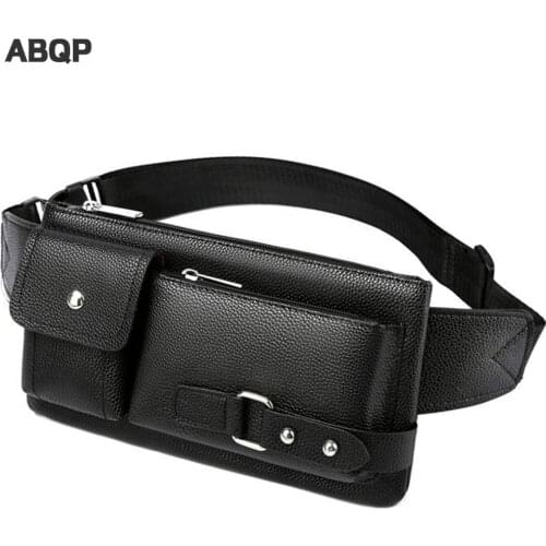 Fanny pack wallet bags fanny pack men motocycle belt bag small leather belt bag
