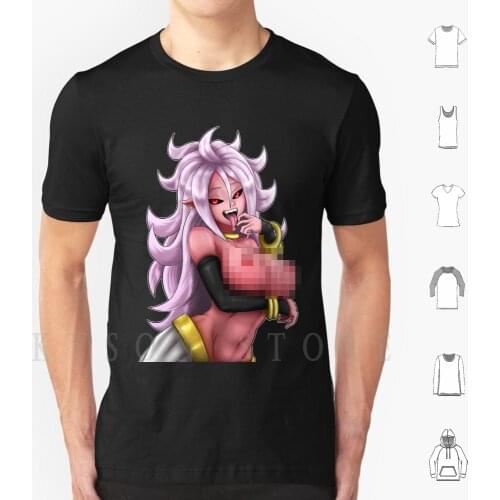 Majin Ecchi 21 T Shirt Diy Big Size Cotton Hentai Sexy Ecchi Anime Manga Pinup Oppai Lewd Waifu Doujin Doujinshi Womens