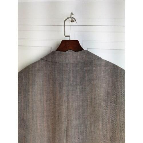 2021 Early Autumn French Retro College Herringbone Badge Decoration Blazer Women Blazer