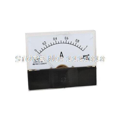 44C2 Screw On Type DC 0-1A Current Panel Meter Gauge