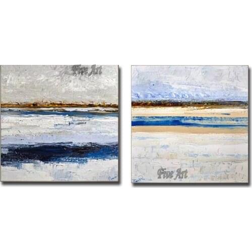 Abstract 2PCS Oil Painting Texture Canvas Painting Home Decor Wall Art Unframed 2 Panels Canvas Art Unframed Hot Selling Pieces