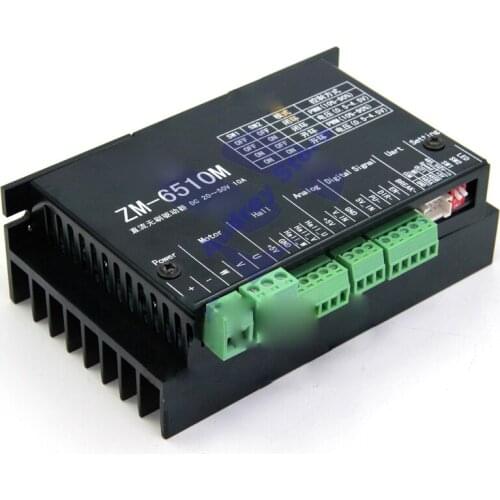 10A 24V/36V/48v DC brushless motor driver With 485 communication controller ZM-6510M