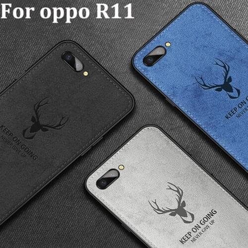 For OPPO R11 Case Soft phone case For OPPO R 11 Cases Protection Back Cover OPPOR11 Cloth + TPU phone case For OPPO R11 Shell