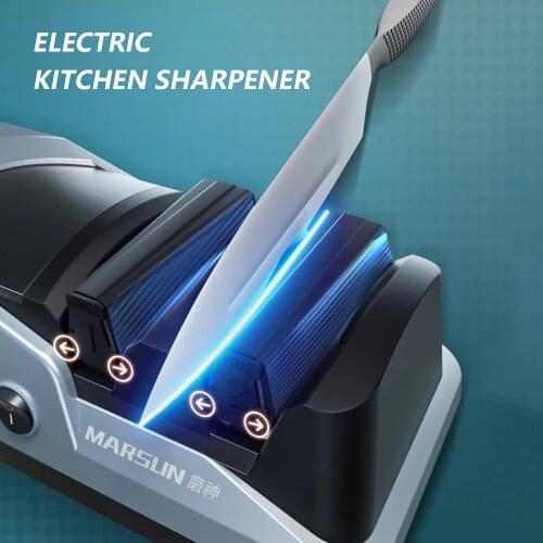 Electric Knife Sharpener Professional USB Charging for Kitchen Straight Knives Diamond Abrasives Sharpening Machine Knife
