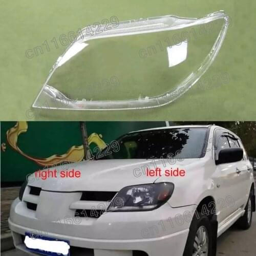 Headlight Cover Lamp Shade Headlights Shell Lampshade Headlamp Cover Lens Glass For Mitsubishi Outlander 2004 2005 2006