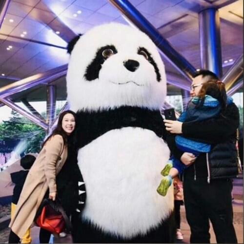 Inflatable Panda Bear Mascot Costume Party Game Dress Outfits Clothing Advertising Carnival Halloween Xmas Easter Festival Adult