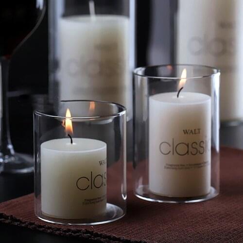 Nordic Decoration Home Candlestick Christmas Candle Holder Glass Center Table Decoration Fener Mumluk Glass Candlestick 40KO294