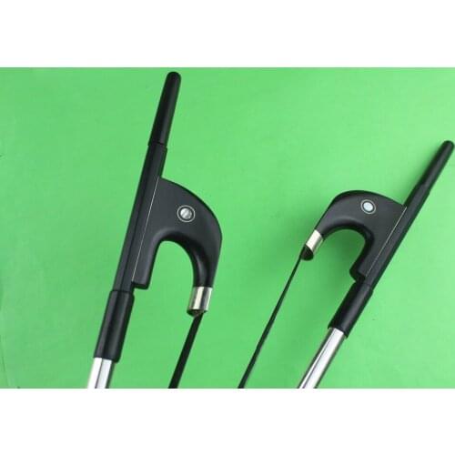 New high quality 1 pc German style 3/4 Carbon fiber double bass bow black horse hair