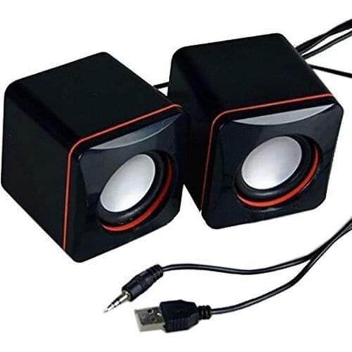 Portable Computer Speakers USB Powered Desktop Mini Speaker Bass Sound Music Player System Wired Small Speaker
