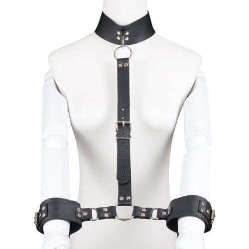 Sex Shop PU Leather Strap on Harness Belt Sexy Mens Body Bondage Slave Body Harnesses Restraint Gays Sex Bondage Sex Product