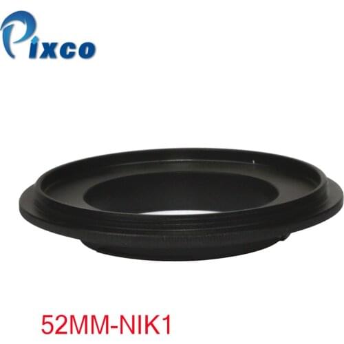 Pixco 52mm-NIK-1 Lens Reversing Adapters work For Nikon 1 V1 J1 Reverse Mount Macro Ring