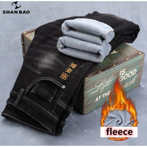 Мужские обтягивающие джинсы SHAN BAO China At AliExpress