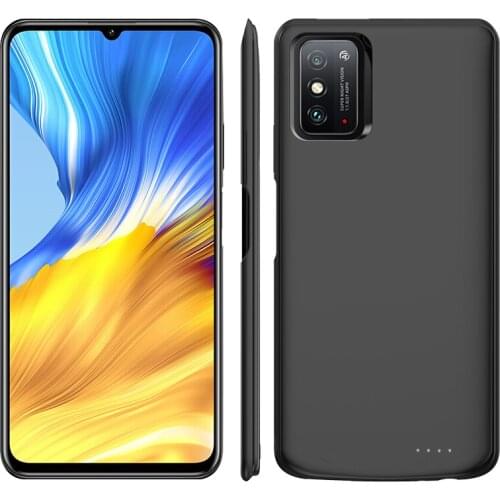 For Huawei Honor X10 Max Silm Silicone shockproof Battery Charger Case Power bank Case Back clip battery Cover For Honor X10 Max