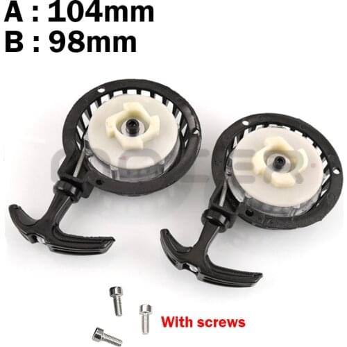 Aluminum Alloy Pull starter Easy to Pull Fit for 47cc 49cc 2 Stoke Mini Dirt Pocket Pit Bike Moto ATV Quad