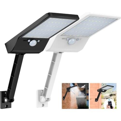 LED Solar-Lights Motion-Sensor Flexible Outdoor Waterproof Wireless 48 800LM