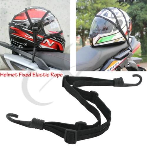 60cm Motorcycle Luggage Rope Universal Half Full Helmet Fixed Elastic Rope Strength Retractable Elastic Strap Net Cable Belt