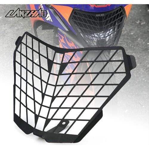 RC Motorcycle Headlight Cover Grill Protector Aluminum Accessories for KTM RC 125 200 390 2013 2014 2015 2016