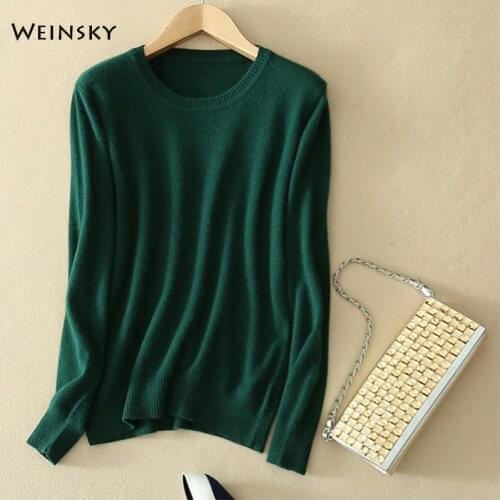 Women Knitted Wool Harajuku Sweaters And Pullovers Ladies Autumn And Winter Clothes 2018 fall Fashion Korean Bottoming Sweaters