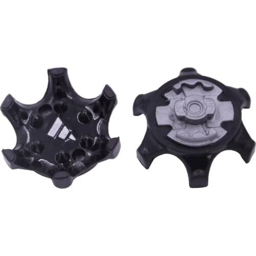 200pcs/lot Golf Shoe Studs Golf Spikes Quick Nails Black Grey Short Teeth Soft Spikes Pins Turn Fast Twist Shoe Spikes