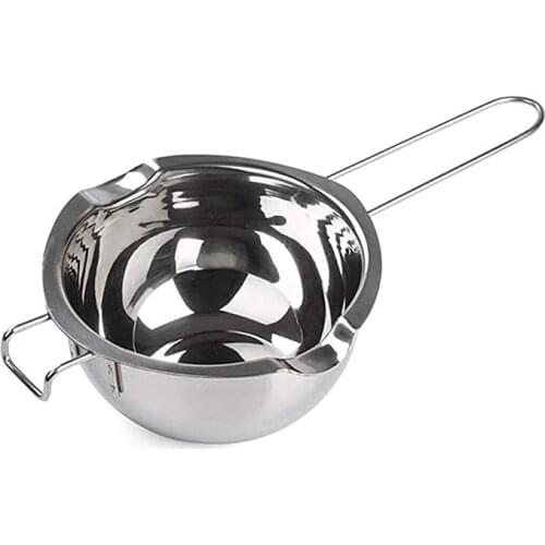 400ML Melting Pot Stainless Steel 304 Premium Quality Double Boiler Pot for Melting Chocolate Wax Candy and Candle Making