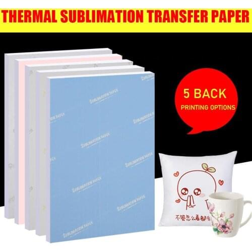 A3 A4 100 Sheets Inkjet Printing Sublimation Heat Transfer Photo Paper,t-shirt Dark Transfer Paper Iron On Heat Press Printer