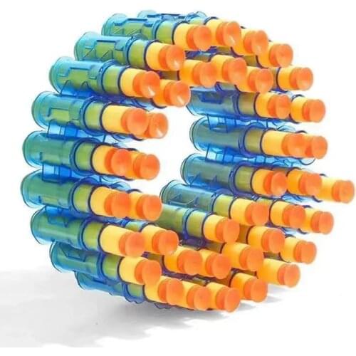 Gun Extra Accessories Bullet Case / Darts for M2 M416 M249 Toy EVA Foam Soft Bullets Blaster Weapon Airsoft Long Time Shoot