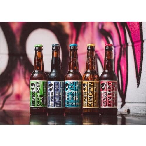 Brewdog IPA cerveza Bar cartel Metal Retro placa para Pub hombre cueva garaje cerveza cobertizo de estaño