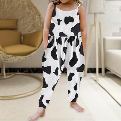 Toddler Tie-Dye Printing One-Piece Garment Girls' Rompers Sling Romper Dot Jumpsuit Outfit Sunsuit Playsuit Clothes Summer