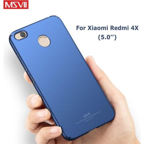Redmi 4X Case Msvii Slim Frosted Cover For Xiaomi Redmi 4X Pro Case Xiomi Redmi 4 X Hard PC Cover For Xiaomi 4X Phone Cases 5.0
