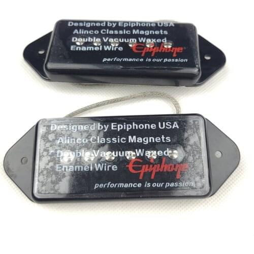 Epiphone Black Alnico Pickups Low Gauss Iconic Sound P90 Dogear Style Single Coil Bridge Pickup for SG/LP Electric Guitar