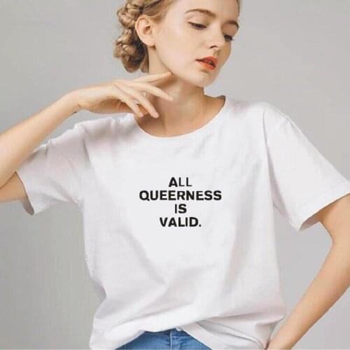 Ladies Short Sleeve T-shirt Tops Summer New Fashion Harajuku Funny Tee Shirt Femme White Black Loose Tshirts Female