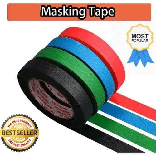5mmx50m No glue Left Masking Tape Good Stickiness Textured Paper Label Stickers