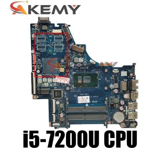 For HP 250 G6 15-BS Laptop Motherboard 926247-601 926247-001 CSL50/CSL52 LA-E801P With SR352 i5-7200u DDR4 100% Tested Fast Ship