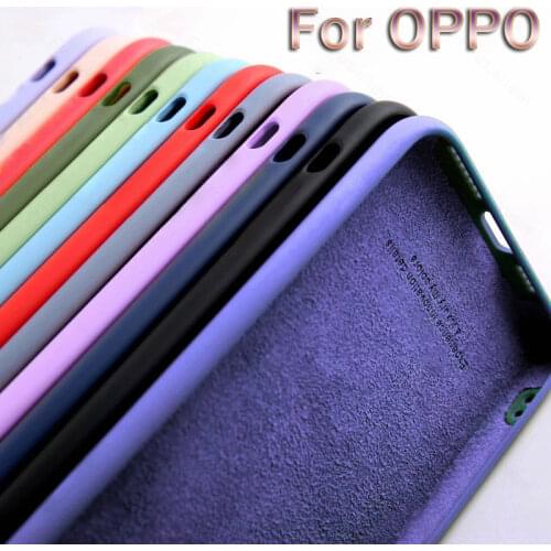 Fashion Liquid Soft Silicone Protection Phone Case For Oppo Reno Ace 2 2Z 2F Z 10X ZOOM 3 Pro Candy Colors Shockproof Back Cover