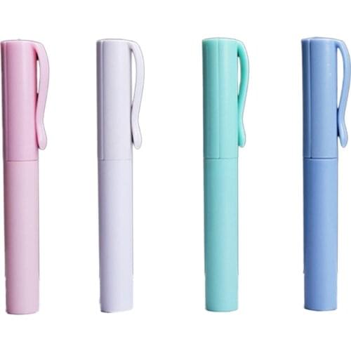 5 Pieces Portable Functional Scissors Foldable Cutter Pen-shaped Scissors Lightweight Practical for Office Home School