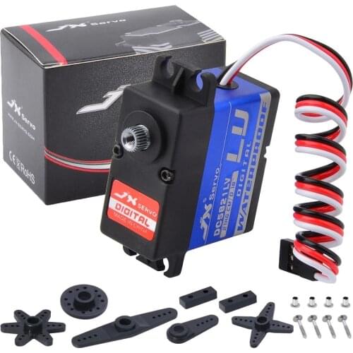 JX DC5821LV Servo 21KG Waterproof Metal Gear 1/8 1/10 RC Car RC4WD TRX-4 D90