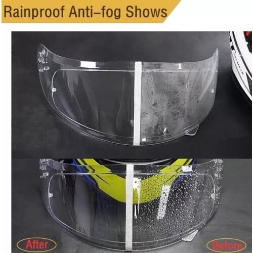 Helmet Anti-fog Film Rainproof visor helmet Membrane Universal Motorcycle Electric Bicycle Helmet Waterproof Anti-fog Goggles