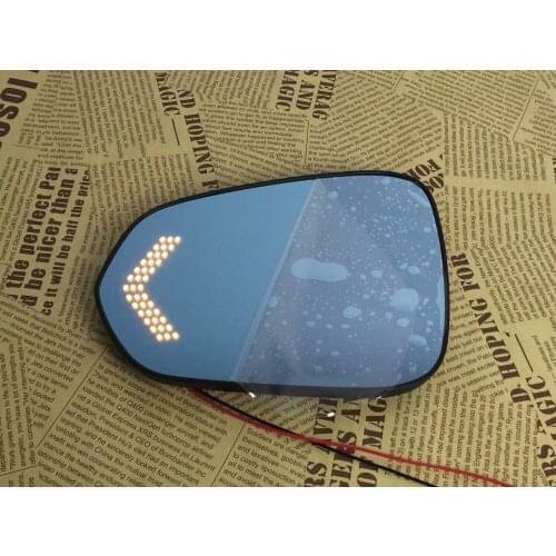Osmrk blue rear view mirror for Kia k3s with electric heating, led dynamic side turn signal,anti-glaring, bigger vision