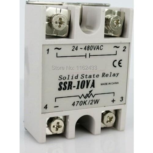 SSR-10VA single phase resistance to AC 10A 250V solid state voltage regulator 10VA SSR