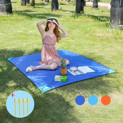 Outdoor Picnic Mat Collapsible Oxford Cloth Moisture-proof Mat Ultralight Waterproof Camping Beach Mat Portable Tent Mattress