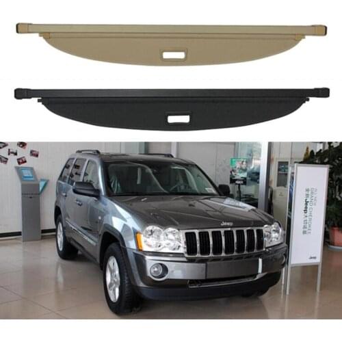 High Quality Rear Trunk Security Screen Privacy Shield Cargo Cover For JEEP Grand Cherokee WK 2005 2006 2007 2008 2009 2010