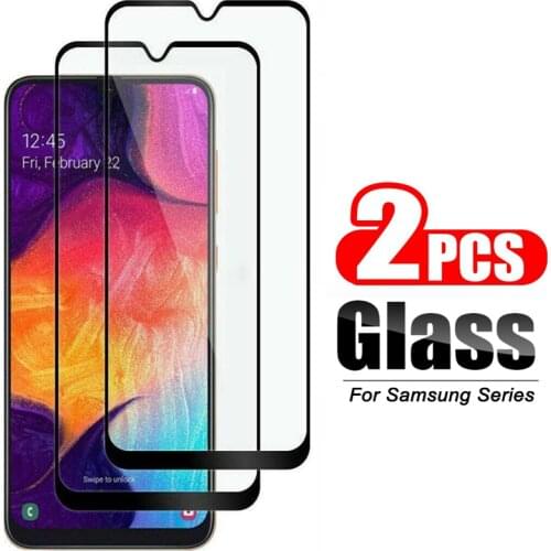 2Pcs tempered glass for samsung a50 SM-A505FN protective glass for samsung galaxy a70 a30 safety screen protector film